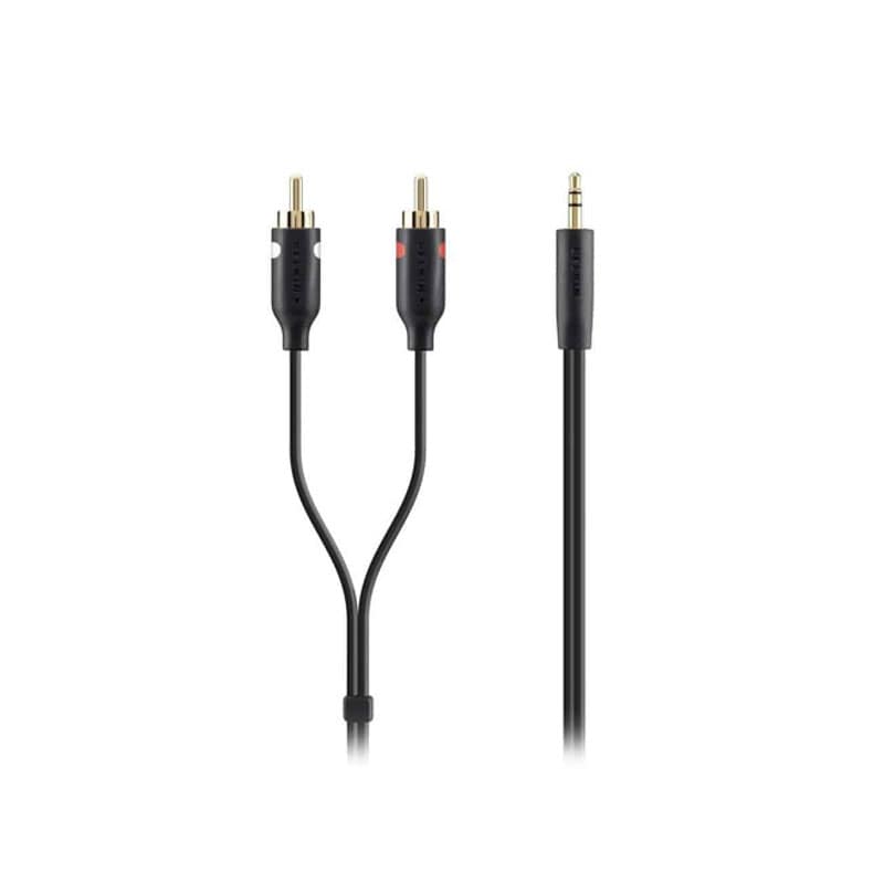 Belkin Mini-Stereo to RCA Audio Cable 2M