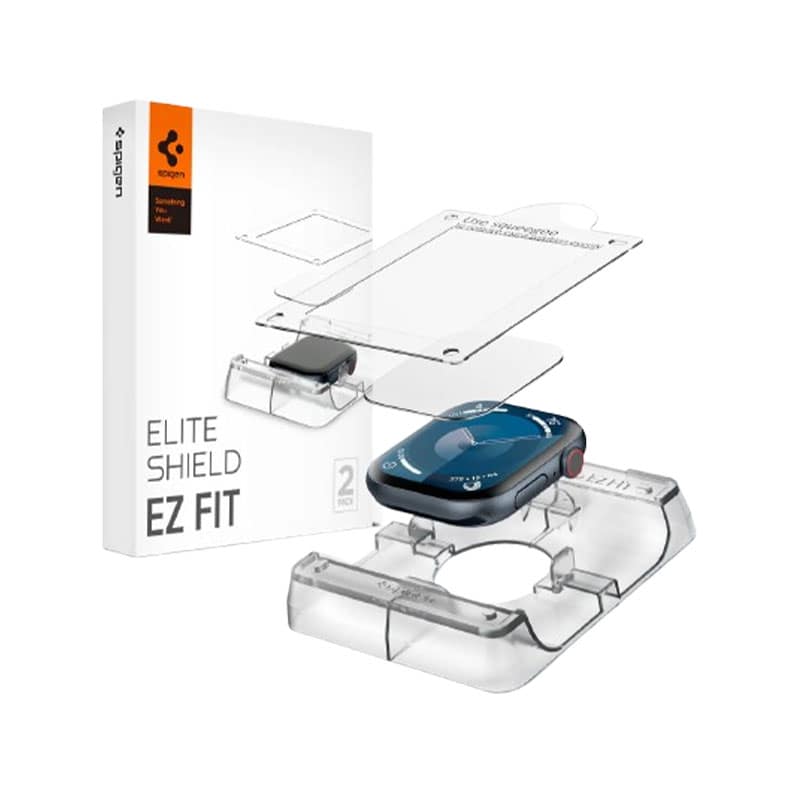 Spigen EliteShield EZ Fit Screen Protector For Apple Watch 10 42mm (2 Piece)