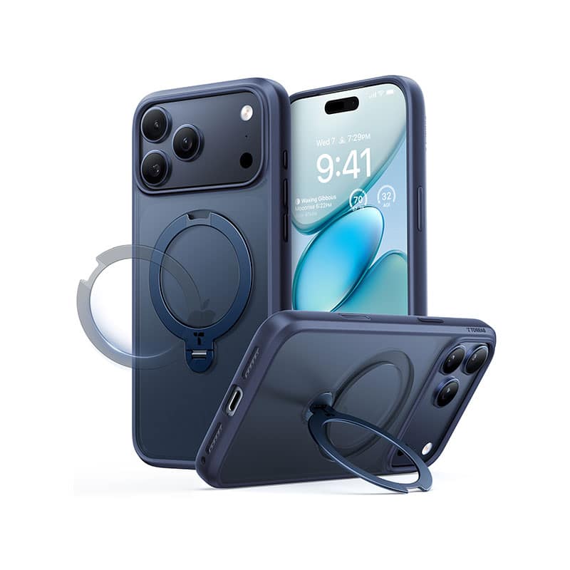TORRAS Ostand Spin Case for iPhone 17 Pro Max