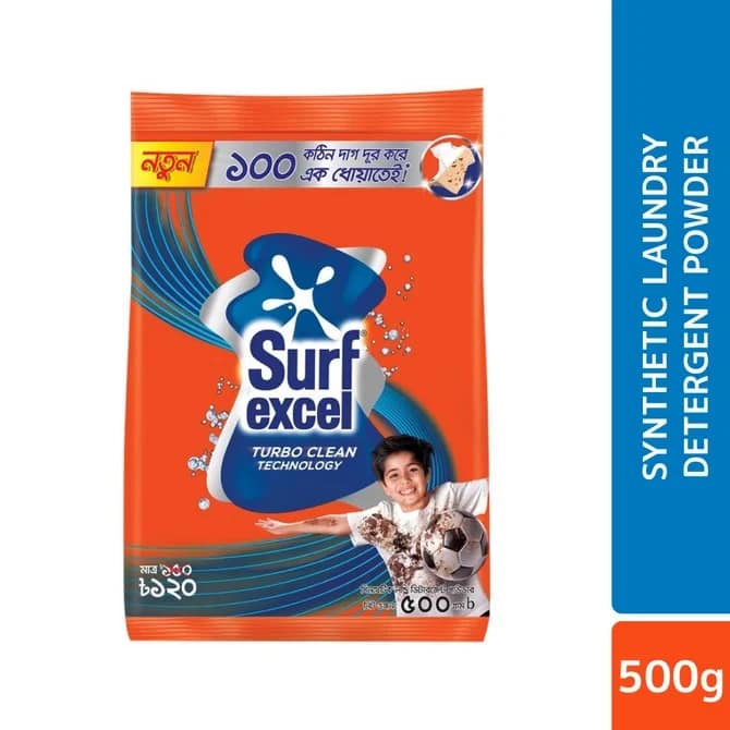 Surf Excel Turbo Clean Detergent-500gm