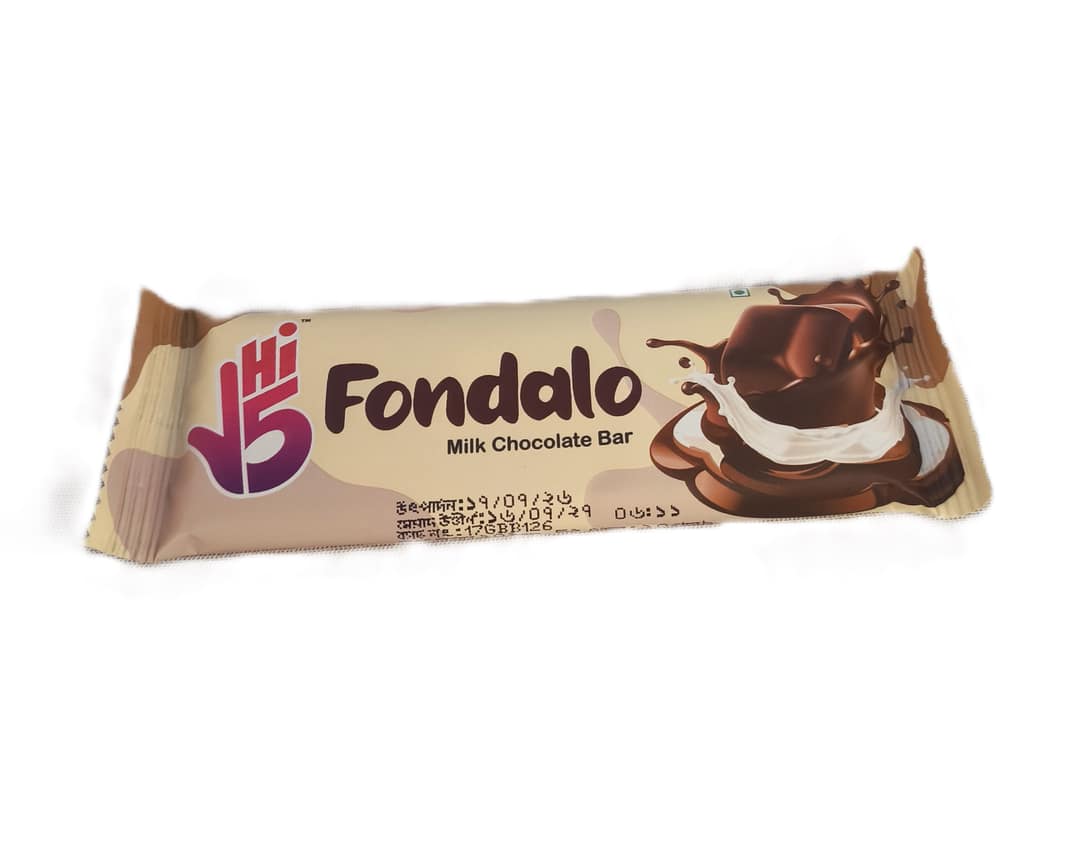 Hi5 Fondalo Chocolate Bar-20g
