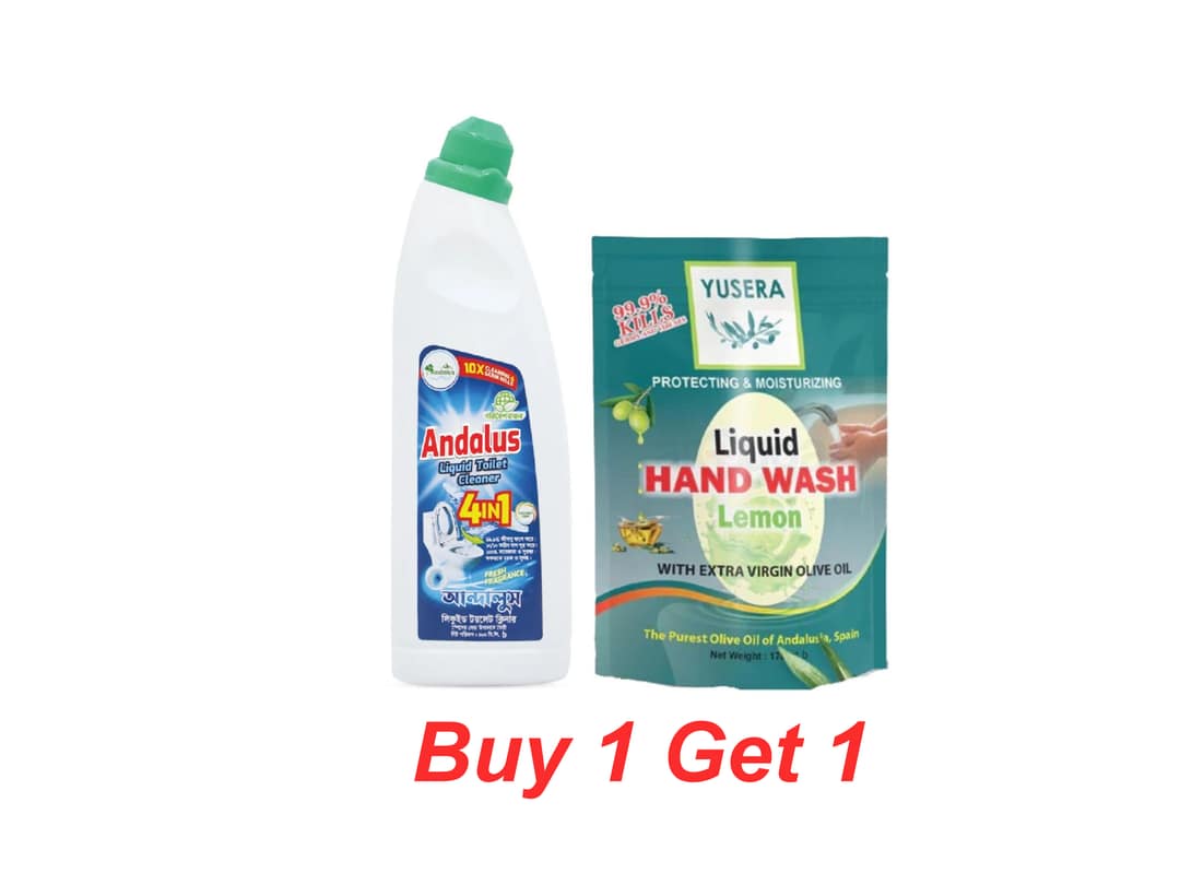 Andalus Toilet Cleaner - 500ml ( Yusera Hand Wash Free 170ml)
