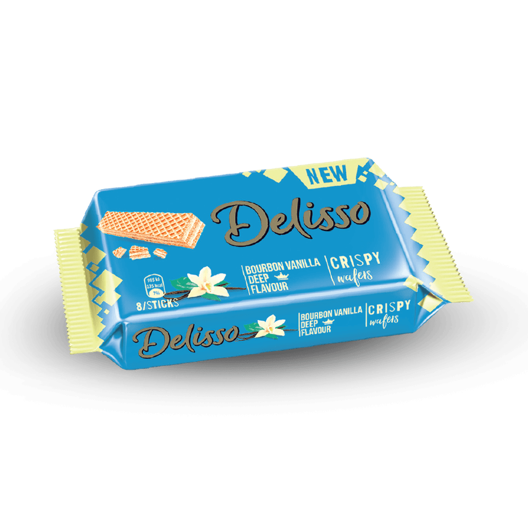 Delisso Bourbon Vanilla Cream Flavour Crispy Wafer-40g
