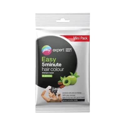 Easy 5m Shampoo Hair Colour-10ml(Black)