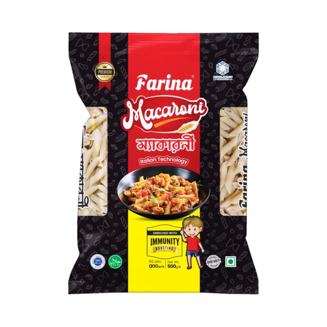 Farina Macaroni Premium Pasta (Italian)-500gm(All)