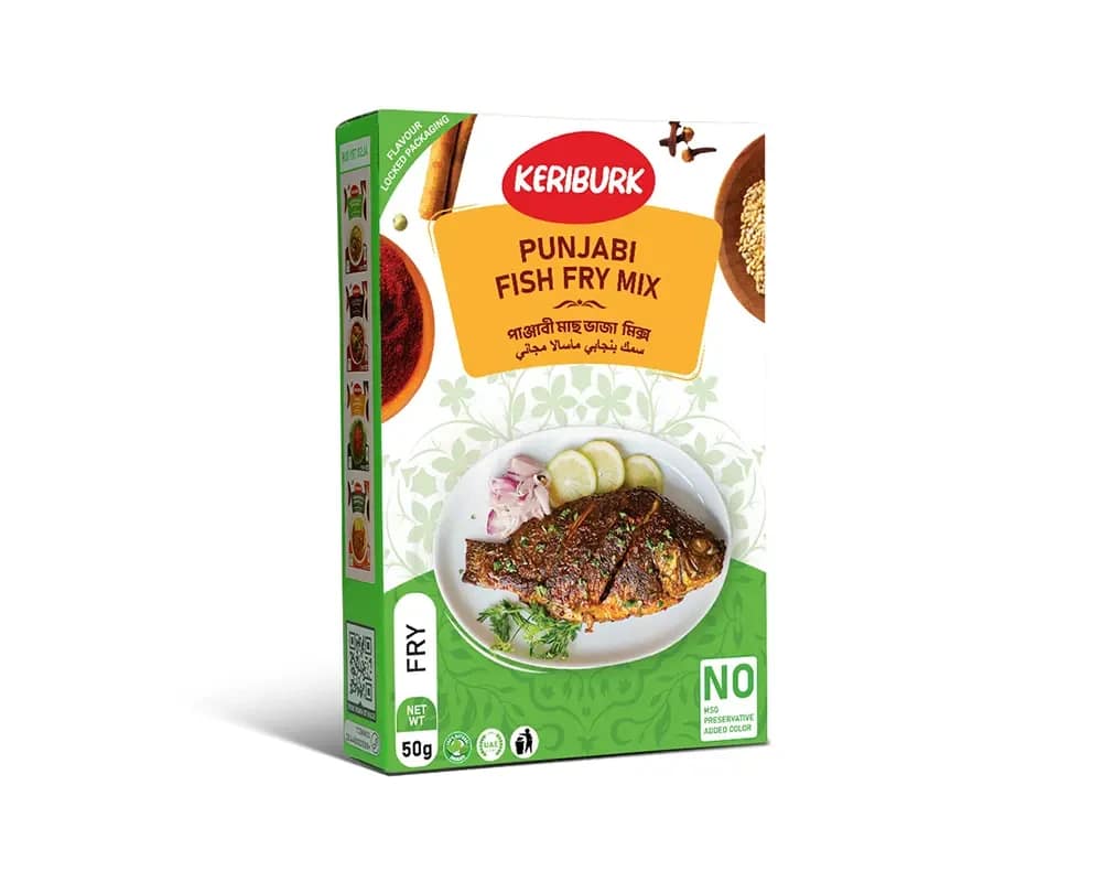 Keriburk Punjabi Fish Fry Mix-50g