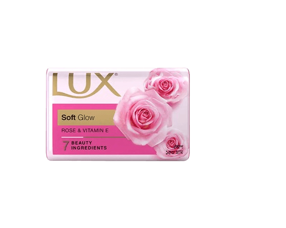 Lux Glowing Skin Rose Vitamin C+E Glycerine Bar Soap-150gm