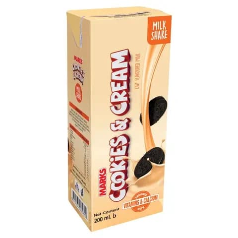 Marks Active School Cookies & Cream Flavour Milk Shake 200ml