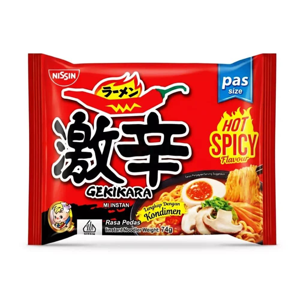 Nissin Gekikara Ramen Hot Spicy-74g