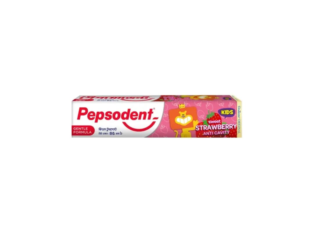 Pepsodent Sweet Strawberry Kid Toothpaste-45gm