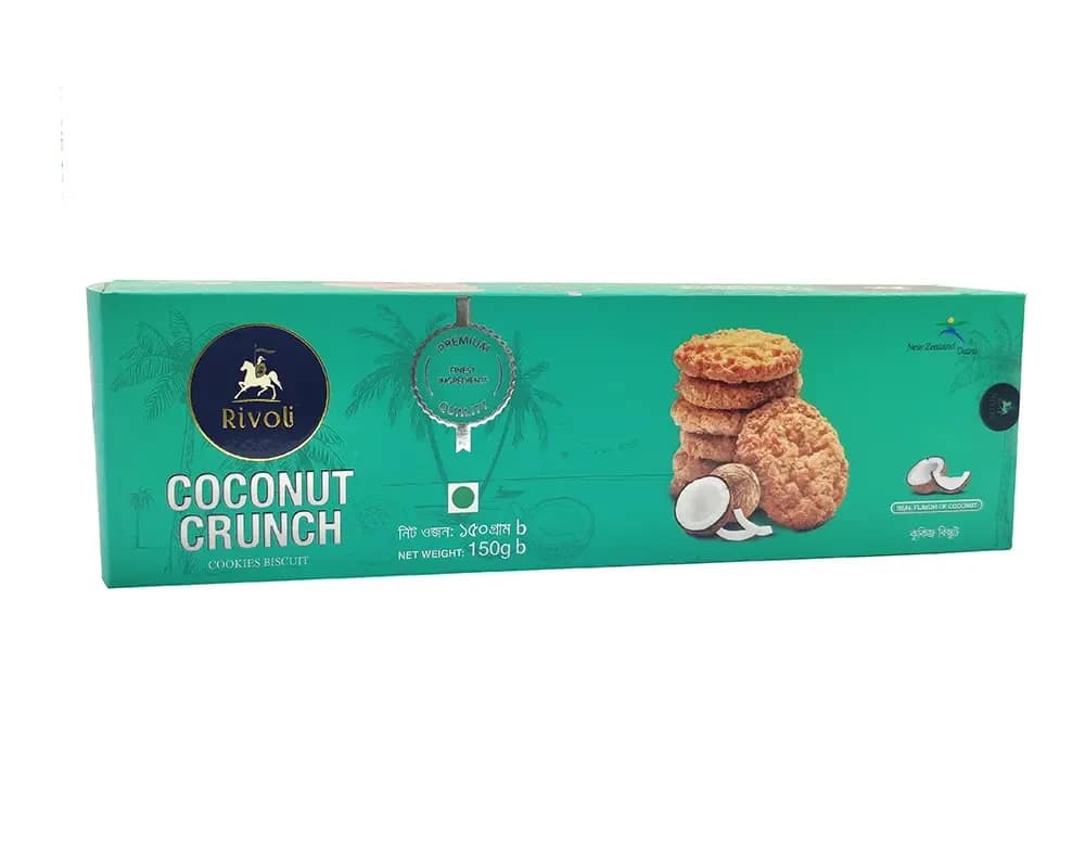 Rivoli Coconut Crunch Cookies Biscuit 150g