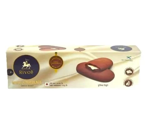 Rivoli White Chocolate Biscuit-145g