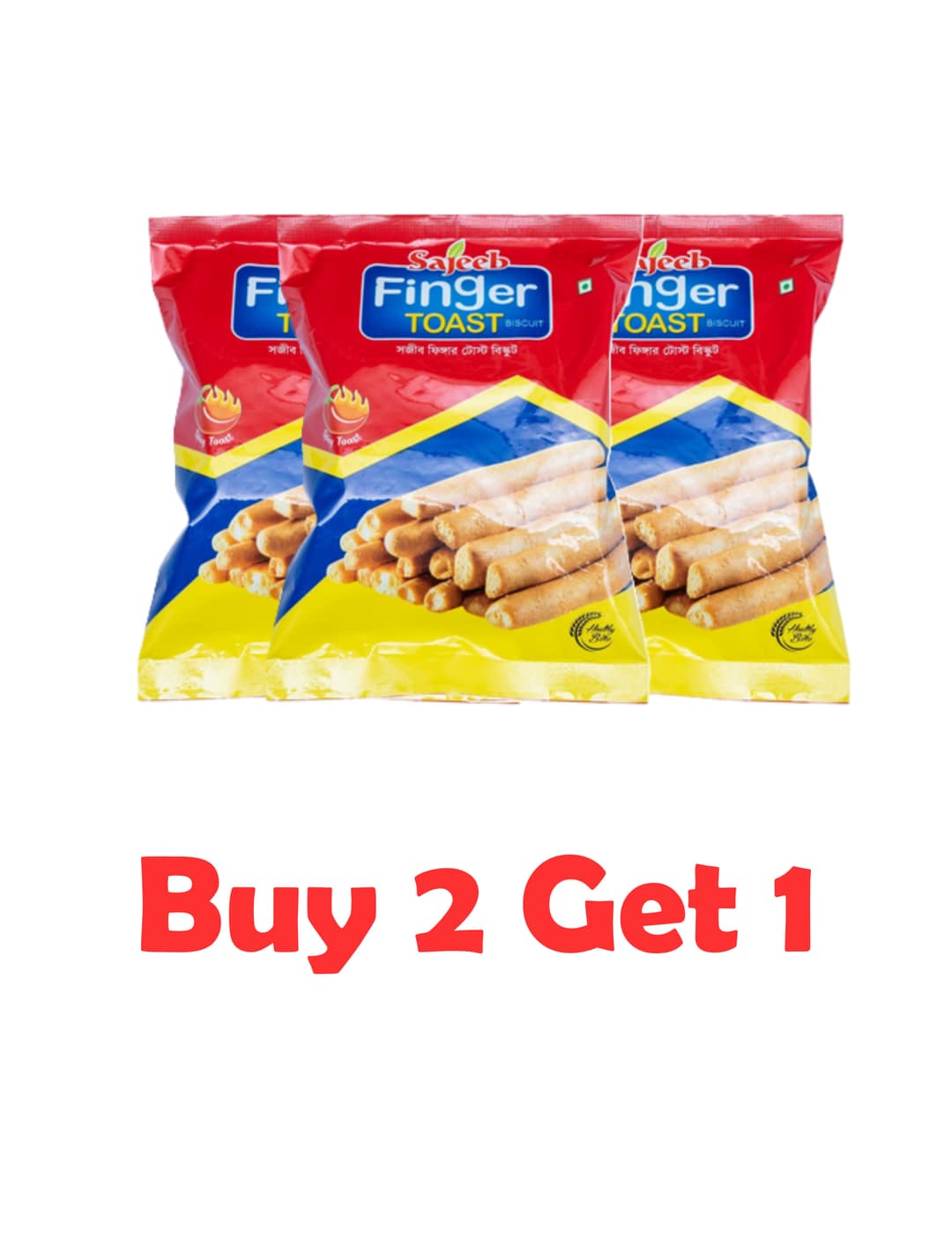 Sajeeb Finger Toast Biscuit- 150g B2 G1