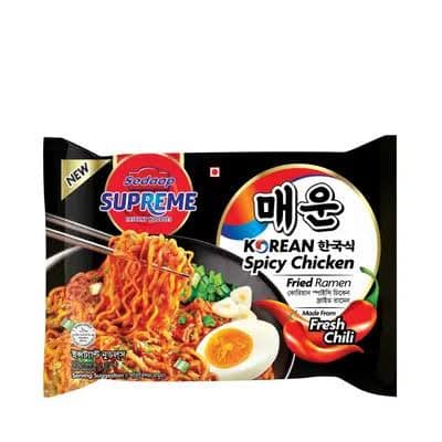 Sedaap Supreme Korean Spicy Chicken Fried Ramen-87g