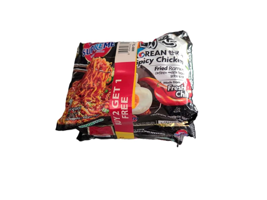 Supreme Korean Spicy Chicken Fried Ramen-87g (B2G1)