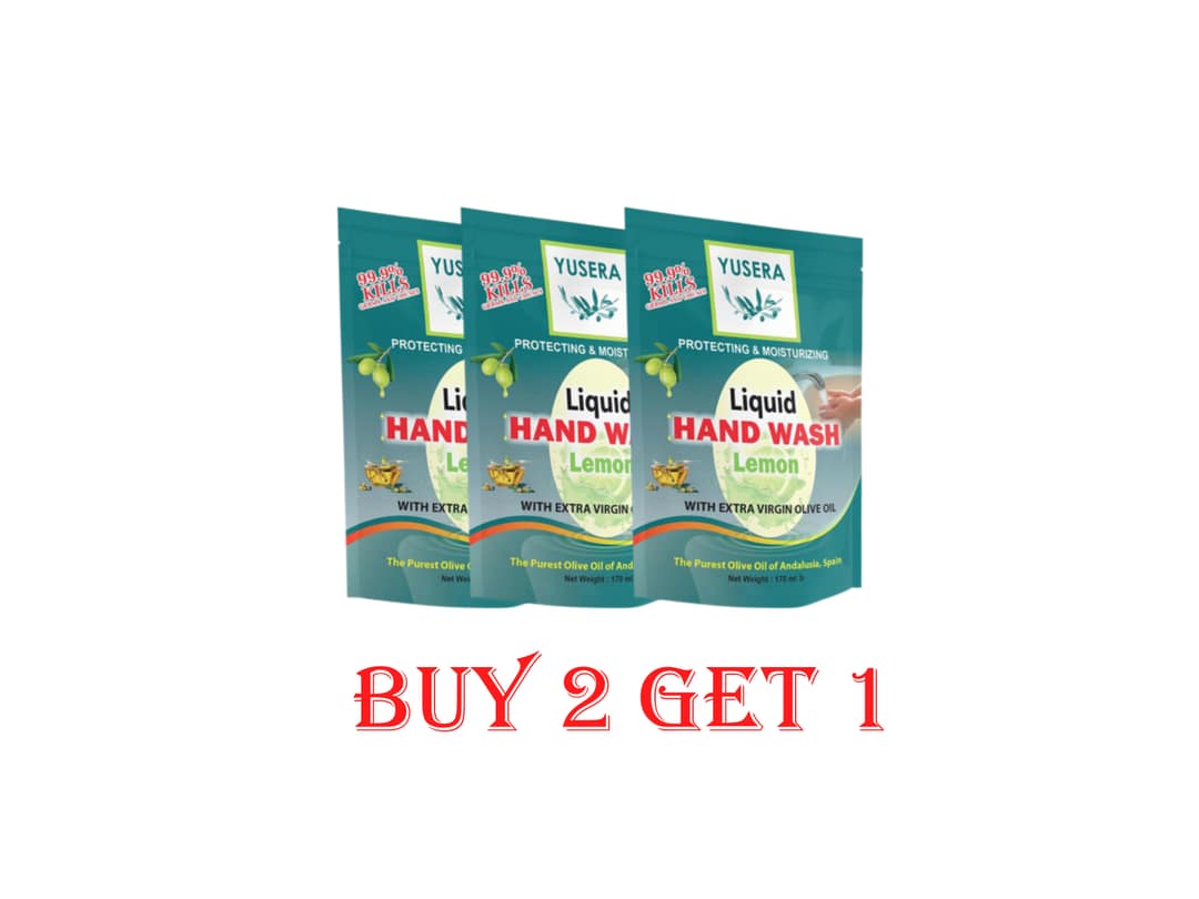 Yusera Hand Wash ( lemon) -170ml (B2G1)