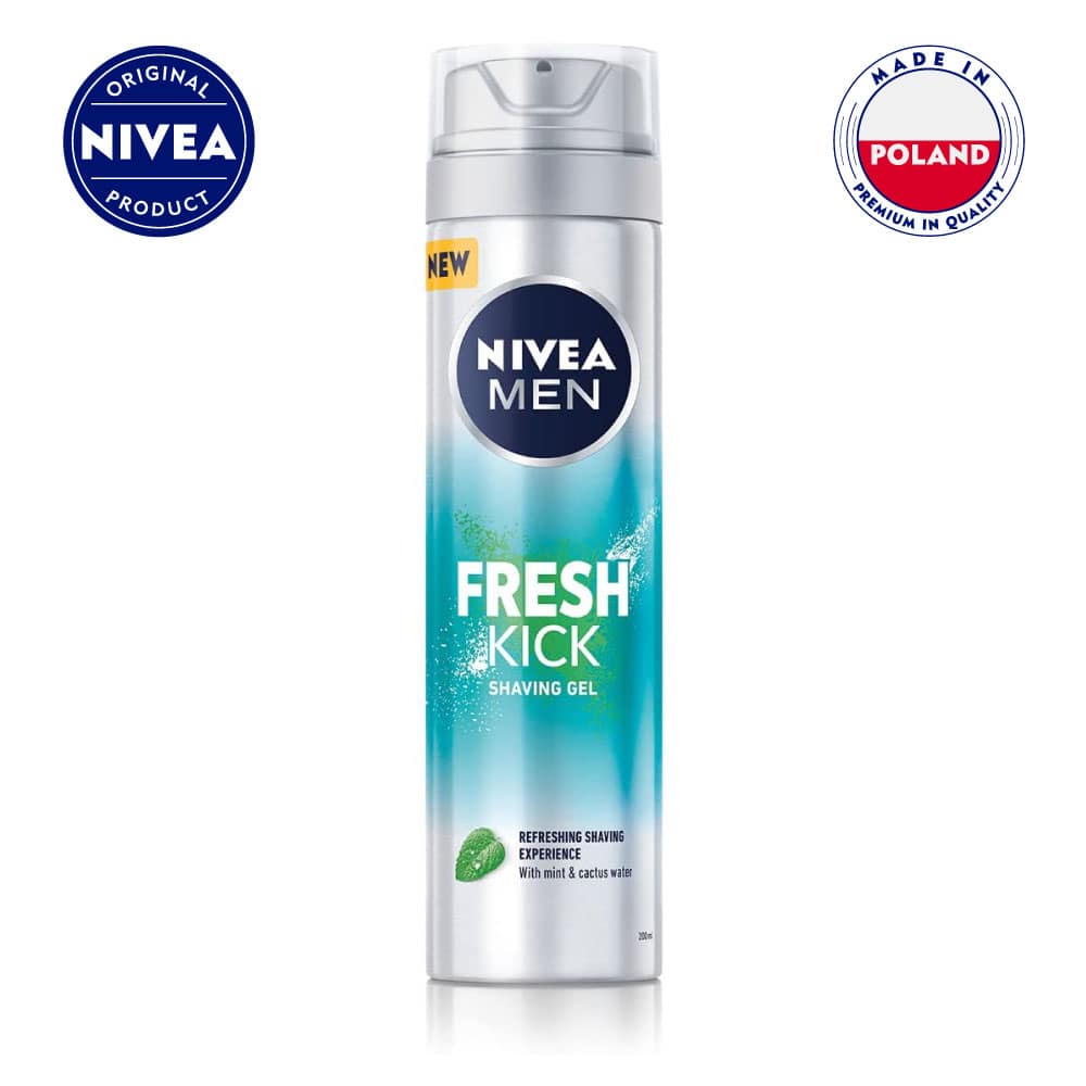 Nivea Men Fresh Kick Shaving Gel (200ml)