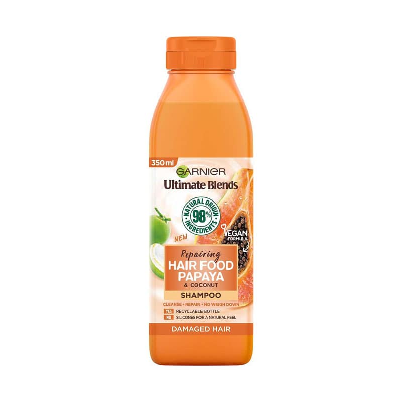 Garnier Ultimate Blends Hair Food Papaya Shampoo (350ml)