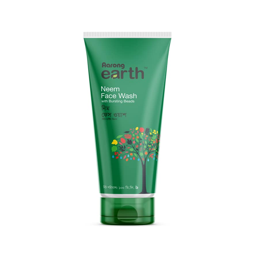 Aarong Earth Neem Face Wash with Bursting Beads (100ml)