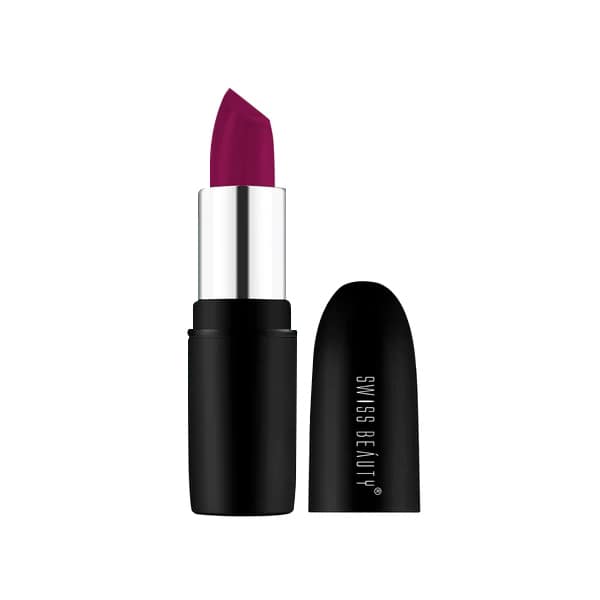 Swiss Beauty Pure Matte Lipstick - Berry - 212 (3.8 gm)