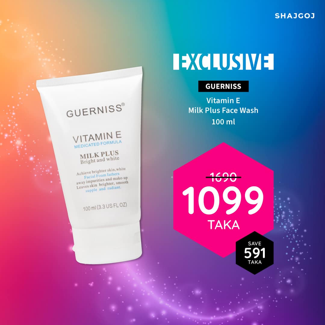 Guerniss Vitamin E Milk Plus Face Wash (100ml)