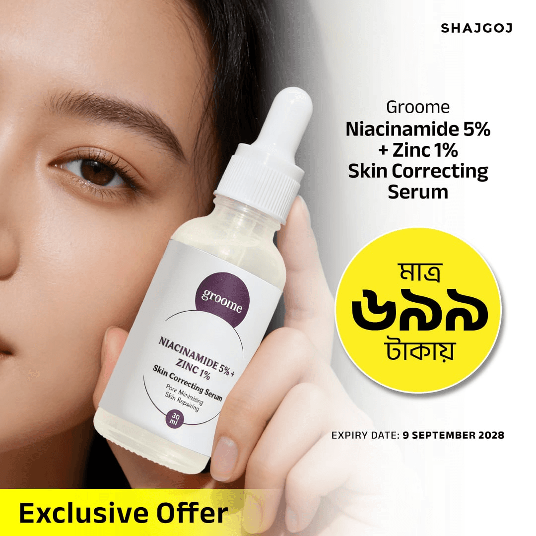 Groome Niacinamide 5% + Zinc 1% Skin Correcting Serum (30ml)