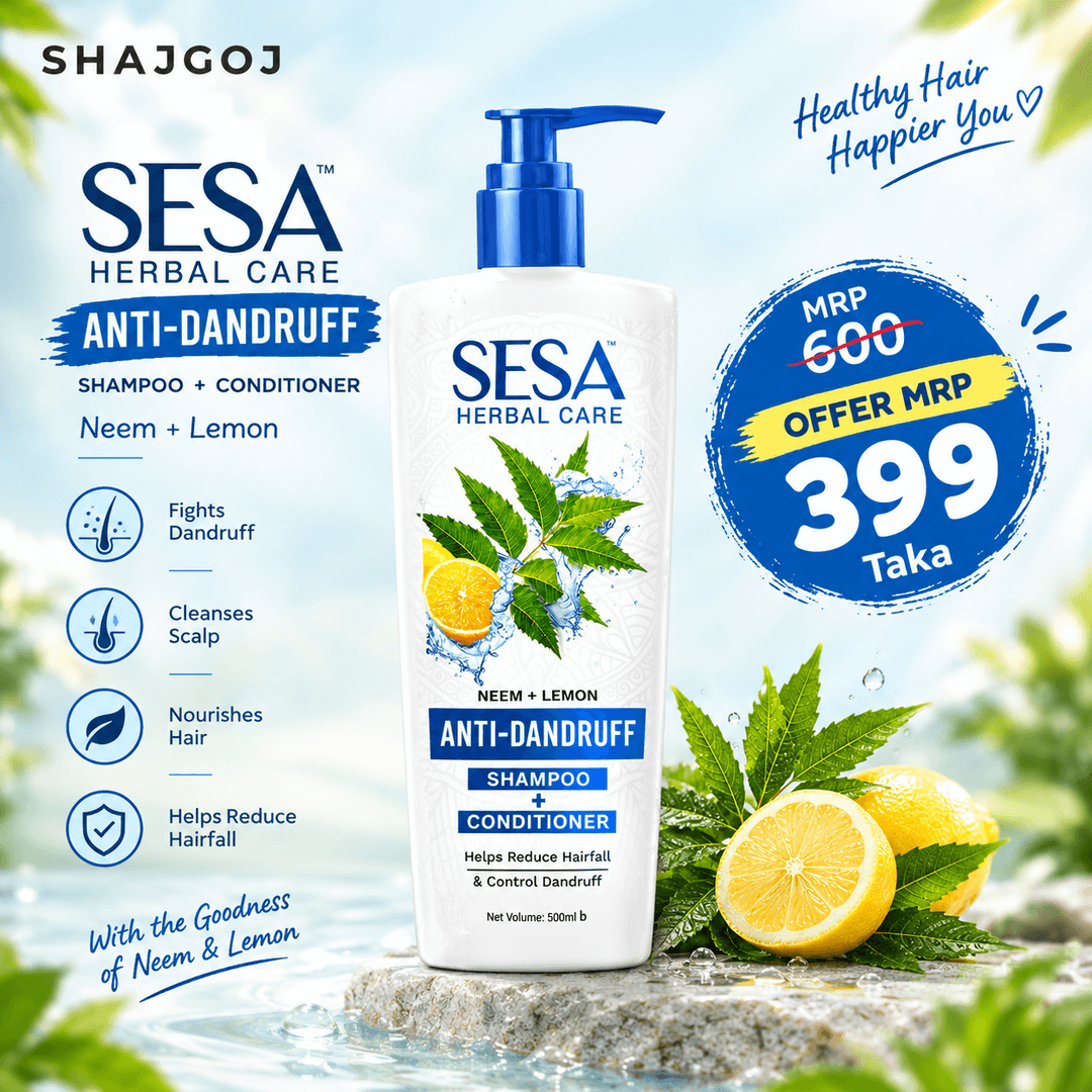 SESA Anti-Dandruff Shampoo + Conditioner (500ml)