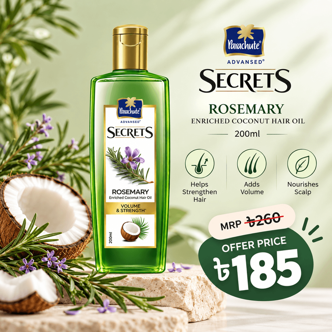 Parachute Advansed Secrets Rosemary Hair Oil (200ml)