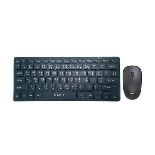 Havit KB255GCM Wireless Black Keyboard & Mouse Combo with Bangla