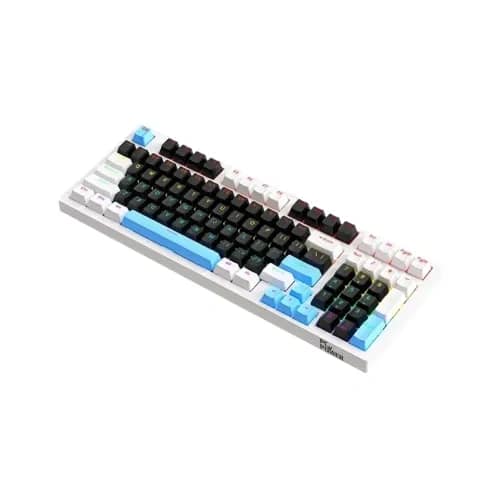 Pc Power K98 RGB White and Black + Blue Wired Mechanical Gaming Keyboard