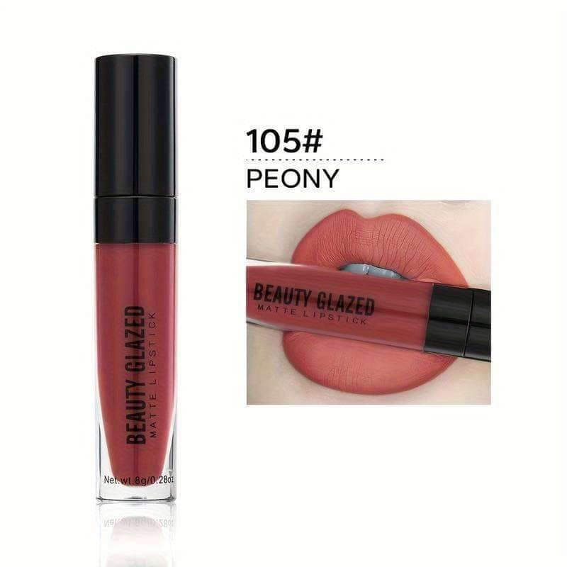 Beauty Glazed Matte Lipstick (105- Peony) 8g