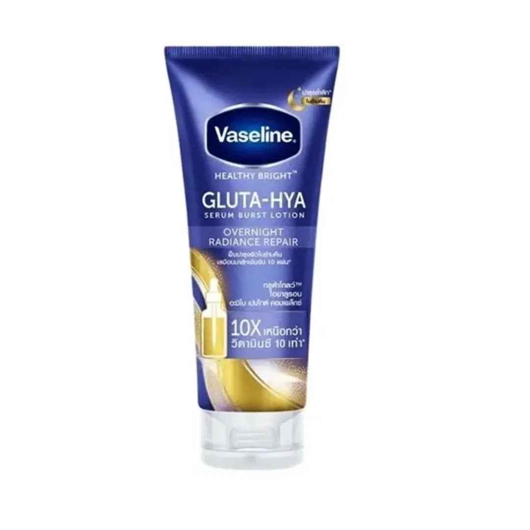 Vaseline Gluta Hya Overnight Radiance Repair Serum Burst Lotion 290ml
