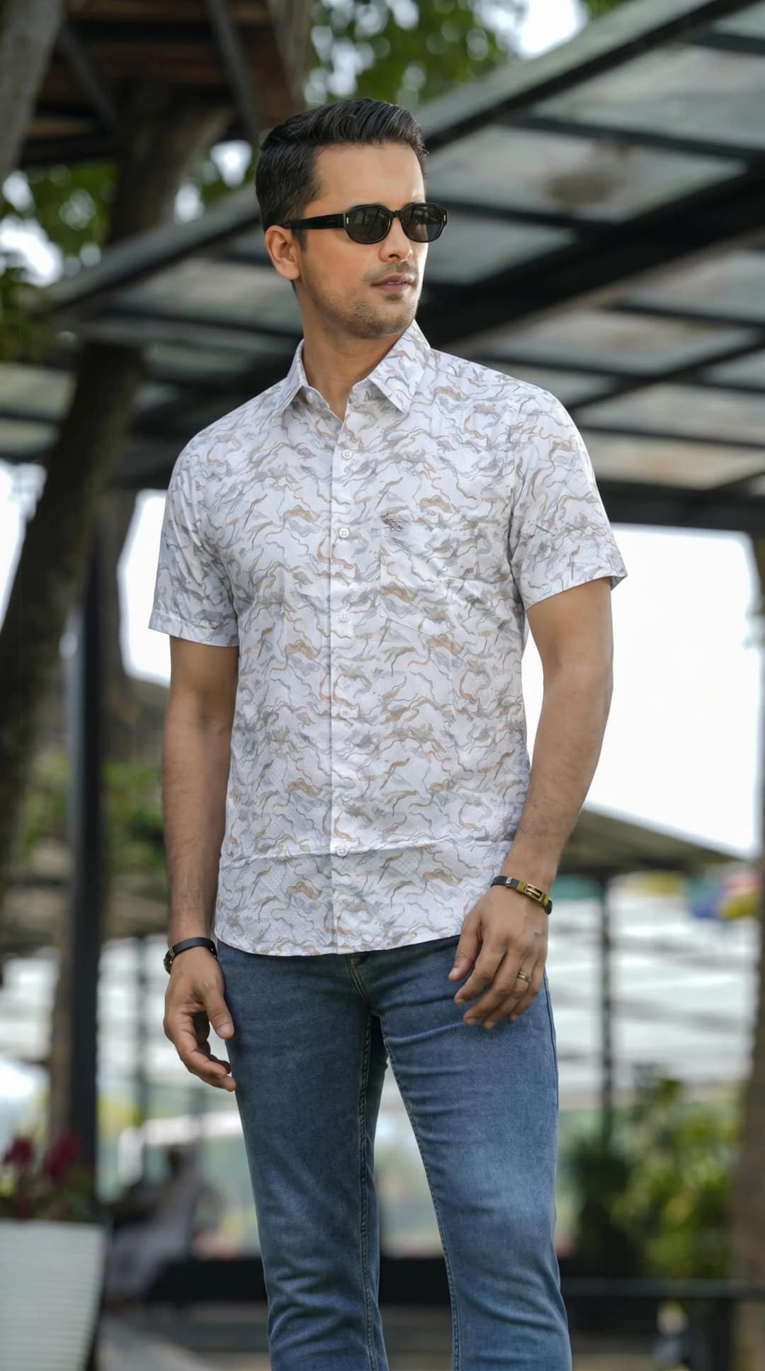 Formal Fit Half Shirt