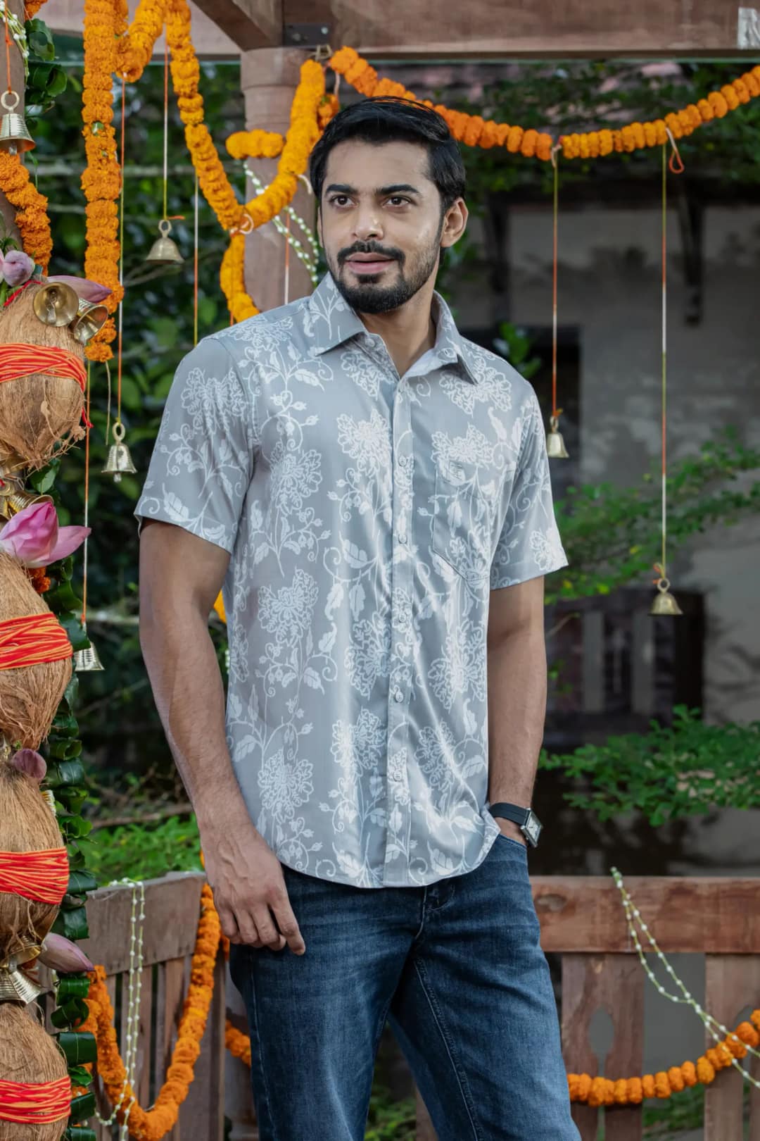 Regular Fit Half Shirt