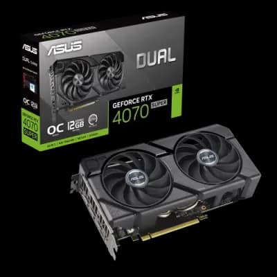 ASUS Dual GeForce RTX 4070 SUPER EVO OC Edition 12GB GDDR6X Graphics Card