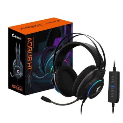 Gigabyte Aorus H1 7.1 Surround Sound Wired Gaming Headset