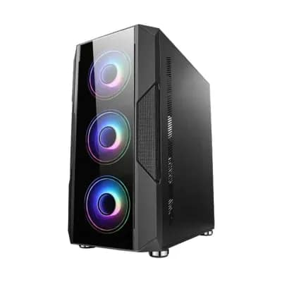 Safeway MTG-1925 Veloce Pro Mid Tower ATX Gaming Case (Black)