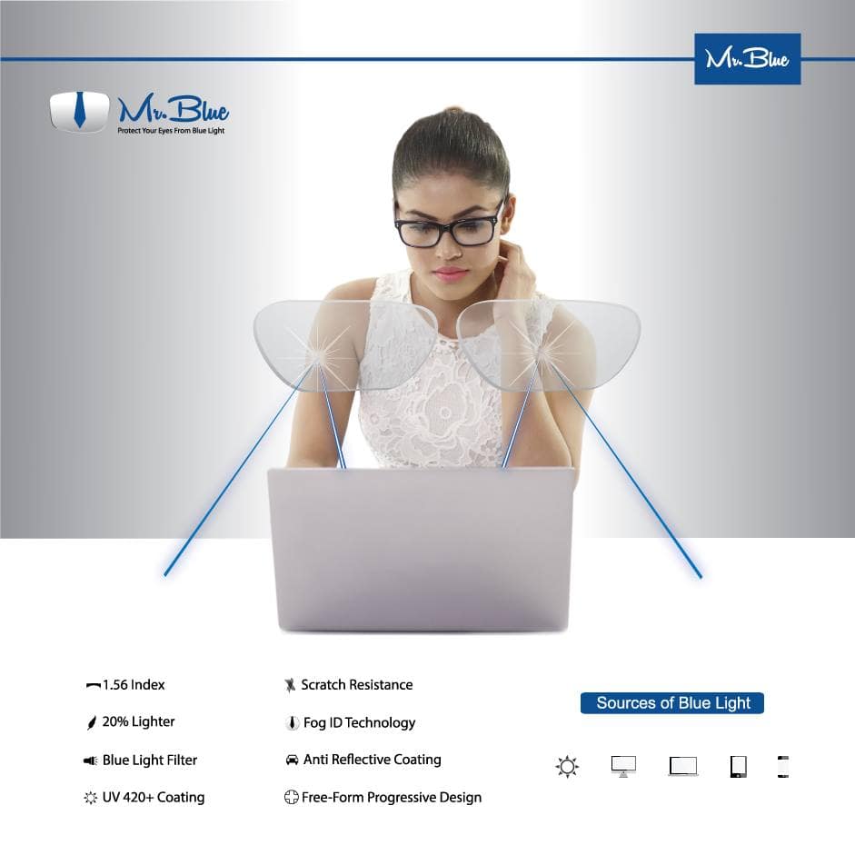 Mr. Blue Single Vision Lenses