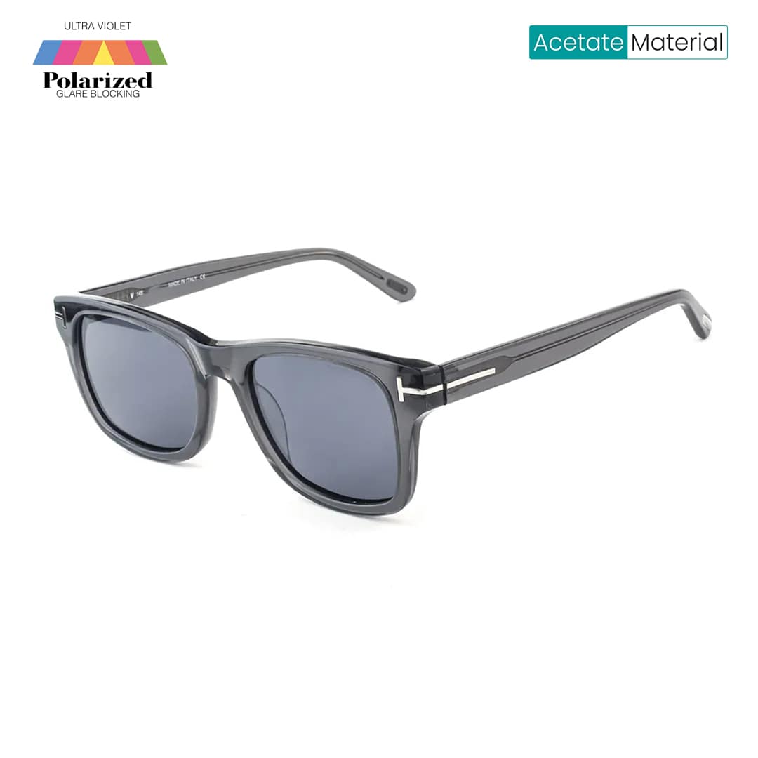 Stylish Transparent Deep Gray FT0336 C020 Sunglasses