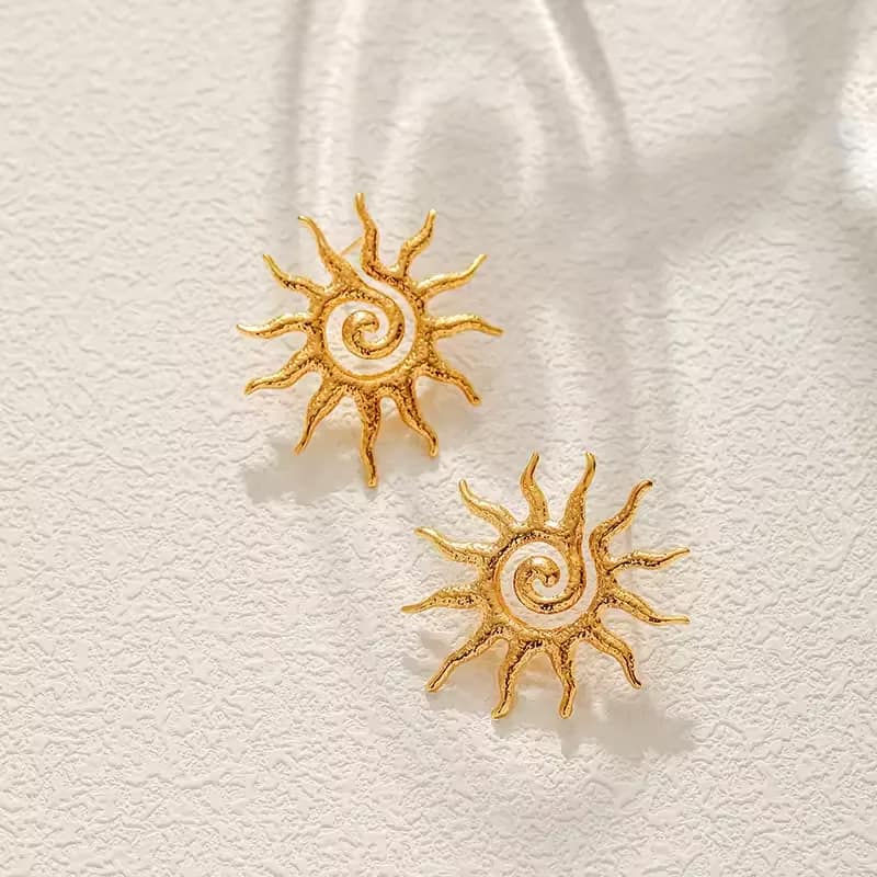 Ancient Solar Earring