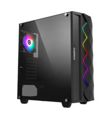 Gamemax Black Diamond A361 Mid Tower Gaming Casing Black