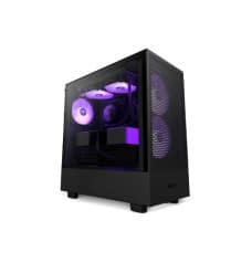 NZXT H5 Flow RGB Compact ATX Mid-Tower Case (Black)