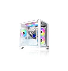 PC POWER ICE CUBE 2024 M-ATX Gaming Case (PP-H20-WH)