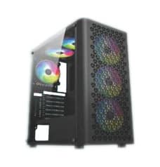 PC Power Trinity Mesh Mid Tower ATX Gaming Casing