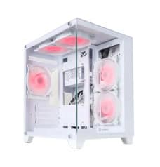 Revenger Base Dynamic Mini 5 ARGB Mid Tower M-ATX Gaming Casing White