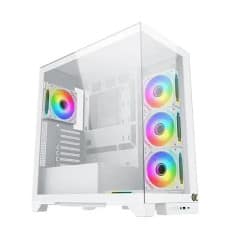 Xigmatek Endorphin Ultra Arctic Mid Tower RGB White Gaming Case