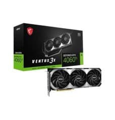 MSI GeForce RTX 4060 TI VENTUS 3X 16GB OC GDDR6 Graphics Card