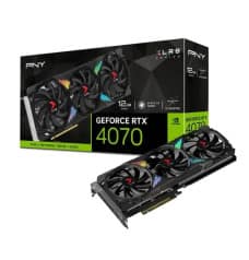 PNY GeForce RTX 4070 12GB XLR8 Gaming VERTO EPIC-X RGB Triple Fan GDDR6X Graphics Card