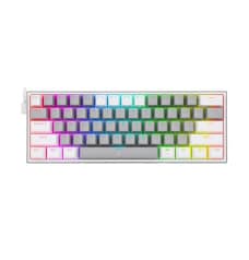 Redragon K617 FIZZ RGB Gray-White gaming Keyboard