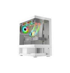 1STPLAYER Mi7-A ATX RGB Gaming Case (White)